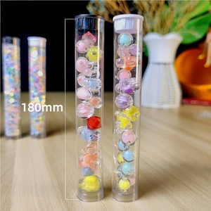 Produits en gros en vrac Tubes en <span class=keywords><strong>plastique</strong></span> <span class=keywords><strong>transparent</strong></span> de haute qualité Tubes en PC transparents Emballage de boîte cadeau avec couvercles pour le stockage de cadeaux - Product Image 6
