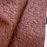 Cuir artificiel de haute qualité à texture d'autruche pour sacs, canapés, housses de sièges de voiture
