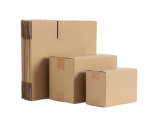 Có thể tái chế Brown Kraft sóng bao bì gửi thư thùng carton di động mạnh mẽ Giao thông vận tải thùng carton Matte Tùy chỉnh hình dạng - Product Image 3