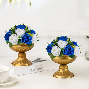 Centro de Mesa de Flores Artificiales para Bodas, Decoración para Mesa de Comedor, Sala de Estar y Hotel, Lazy Susan - Product Image 5