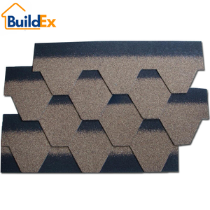 Bardeaux de toiture en asphalte <span class=keywords><strong>noir</strong></span> charbon à <span class=keywords><strong>double</strong></span> couche de conception moderne standard américaine, épaisseur de 5,2 mm pour les tuiles de toiture résidentielles - Product Image 2