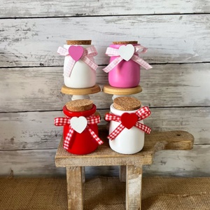 Saint Valentin Mini Mason Jar Décorations Centres <span class=keywords><strong>de</strong></span> <span class=keywords><strong>table</strong></span> rustiques Cuisine Ferme Plateau à plusieurs niveaux Décor Valentine Idées cadeaux - Product Image 2