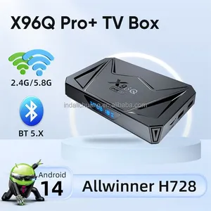X96Q PRO+ Android 14.0 <span class=keywords><strong>TV</strong></span> Box Allwinner H728 Octa-core Ethernet 1000M WIFI 6 BT5.0+ Media Box 4GB 64GB X96Q Set Top Box Smart - Product Image 3