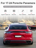 Tuyaux d'échappement pour Panamera 971 2017+ en acier inoxydable 304, embouts d'échappement quadruples ronds, embouts de silencieux SYPES