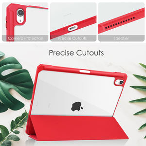 Fundas transparentes de 3 pliegues para <span class=keywords><strong>Apple</strong></span> <span class=keywords><strong>iPad</strong></span> 10th Generation Fundas al por mayor para <span class=keywords><strong>iPad</strong></span> 10th 10,9 ''con portalápices - Product Image 2