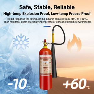Extincteur portable à dioxyde de carbone haute performance, équipement de lutte contre l'<span class=keywords><strong>incendie</strong></span> au CO2, protection industrielle, prix usine - Product Image 3