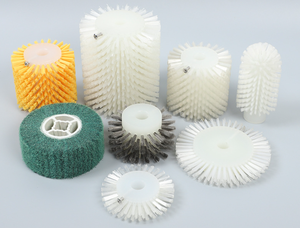 5 pièces Commercial bricolage industriel en Nylon rondelle de chaussures <span class=keywords><strong>brosse</strong></span> roue pour chaussures en laine dure et douce avec <span class=keywords><strong>jante</strong></span> intérieure tissu gouttière <span class=keywords><strong>brosse</strong></span> - Product Image 6