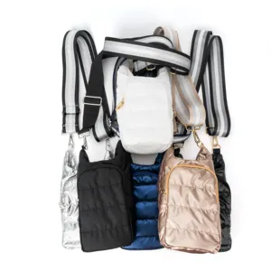 河豚吊带袋瓶袋支架，带可调节肩带，用于运动徒步旅行水瓶河豚袋