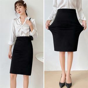 Dames Stretch Werkokken Professionele Zakelijke Kantooroutfits 5xl Dames Corporate Wear Formele Kleding Wikkelrok - Product Image 3