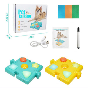 Ücretsiz ekleme şeker renk ses kaydı DIY etiket kedi köpek Pet iletişim 5 düğmeler konuşmak için - Product Image 6