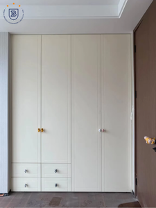 Armoire de chambre en bois personnalisée pour enfants, avec étagères et penderies, autoportante, verrouillable, écologique, légère, grande capacité, optimisation de l'espace - Product Image 2