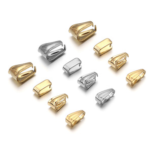 Cierre de baguette cónico de acero inoxidable chapado en oro para la fabricación de collares, hebilla de joyería K525 - Product Image 4