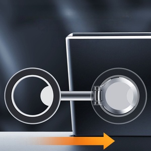 Support de téléphone magnétique réglable pour voiture Support de téléphone pliable à écran flottant compatible avec la console centrale Supports de téléphone portable sécurisés - Product Image 3