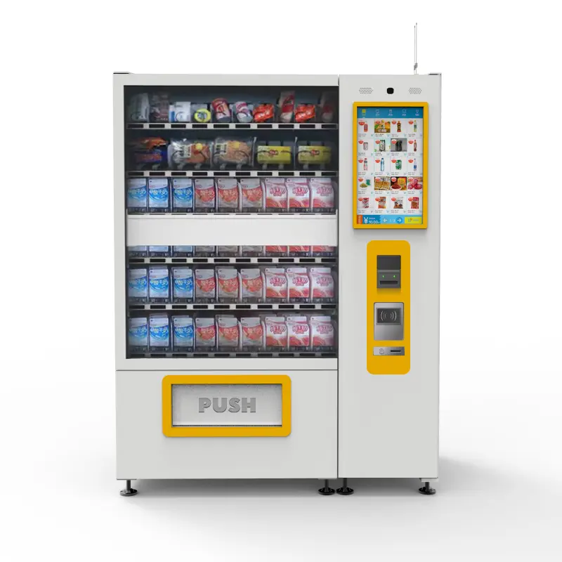 Shopping center beleza vending machine touch screen vending machine store