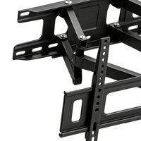 Rak TV Dinding Putar dan Miring Full Motion, Braket TV Heavy Duty untuk Layar 32-80 Inch