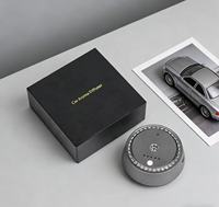 Diffuseur d'huiles essentielles portable pour voiture 30 ml, design en aluminium, diffuseur ultrasonique d'air frais pour voiture