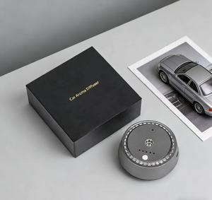 Nuevo Producto Difusor de <span class=keywords><strong>Aroma</strong></span> Ultrasónico Eléctrico sin Agua de Lujo de Aleación para Coche, Difusor de Aceite Esencial de Aromaterapia - Product Image 6