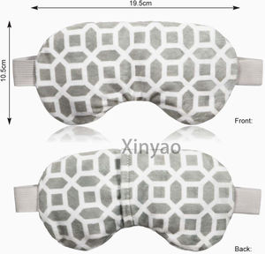 定制标志2合1加热/冰眼罩湿热眼罩薰衣草亚麻籽鼻窦枕头适用于女性干眼症男性 - Product Image 2