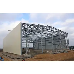 Manufacturing Metal Barn Prefab Warehouse Factory Farm Shed Industrial Storage Prefabricated Steel Structure Building