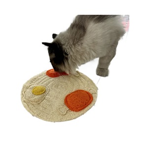 Jouets pour animaux de compagnie en loofah, griffoir pour chat, tapis de sol résistant à l'usure, griffoir vertical pour chat, griffoir mural pour cage, tapis - Product Image 5