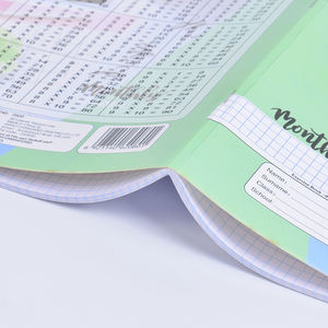 Gran oferta, libro de ejercicios de Educación de aprendizaje <span class=keywords><strong>para</strong></span> adolescentes, cuaderno de fotos de estrella de fútbol, cuaderno grapado de aprendizaje francés <span class=keywords><strong>para</strong></span> Campus - Product Image 6