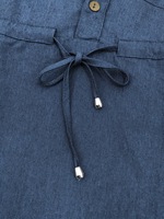 Abaya élégante en polyester respirant à manches longues et couleur unie pour femmes musulmanes, style cowboy, idéale pour l'Aïd au Moyen-Orient - R-722