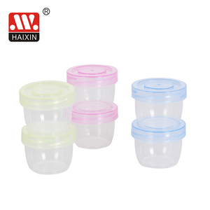 2 gói 0.05L Mini nhựa lưu trữ chum <span class=keywords><strong>Set</strong></span> với vít trên nắp - Product Image 1