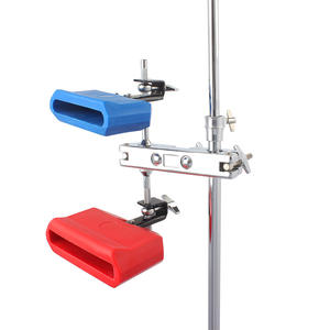 टक्कर सेट ड्रम सहायक एबीएस लकड़ी घंटे का लटकन उपकरणों लाल ब्लू उच्च बास cowbell - Product Image 1