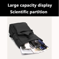 Grande capacité en plein air décontracté voyage léger hommes étanche épaule 15.6 pouces extensible Roll Top College sac à dos pour ordinateur portable