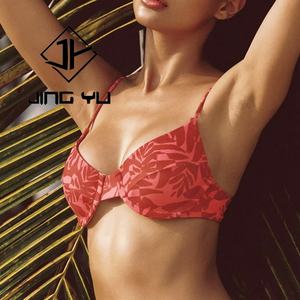 Traje de Baño de Bikini Hawaiano de Alta Calidad, con Tirantes, de Lujo, Personalizado, de Poliéster Reciclado, Estampado - Product Image 4