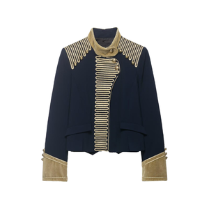 Chaqueta de Mujer MYST&ZA, Estilo Casual, Cierre de Botón, Tejida, Verano 2026, Nueva Moda, Elegante y Versátil, con Botón de Nudo de Cuerda 2453326 - Product Image 1