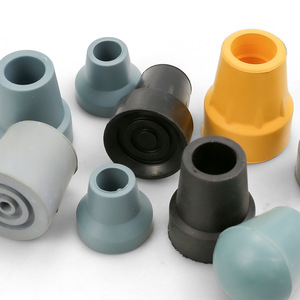 Embouts en caoutchouc pour cannes, têtes de cannes, pour bâtons de marche, dispositifs d'aide à la marche, pièces de rechange antidérapantes, différentes tailles, gris, bleu, noir - Product Image 2