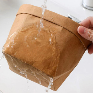 Nhà máy dùng một lần phân hủy sinh học Kraft túi giấy không thấm mỡ lấy đi cho thực phẩm cho Pizza Sushi salad thức ăn vật nuôi nhai kẹo cao su - Product Image 3