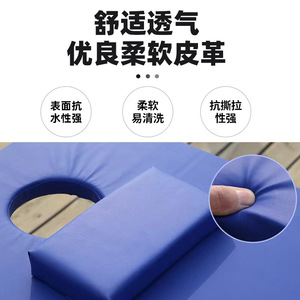 Cama de Masaje Ji Zhengnuo 180x60x65cm, Estructura de Acero Azul, Alta Capacidad de Carga, Para Uso Clínico y Doméstico - Product Image 5