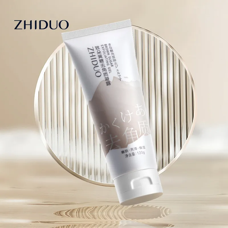 ZHIDUO private label OEM ODM Wholesale Deep Cleansing amino Facial Gel Cleanser Exfoliating gel Face Wash
