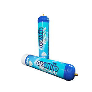 USA Stock Fast Delivery Cream Filled <strong>Gas</strong> Tank CO2 N2 Whipped Cream-charger Dessert-Tools Steel Carbon <strong>Gas</strong> Cylinder - Product Image 2