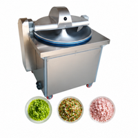 Hachoir Électrique Commercial Automatique pour Légumes, en Acier Inoxydable de Qualité Alimentaire, Haute Efficacité pour la Préparation des Aliments et la Hachage de la Nourriture pour Volailles