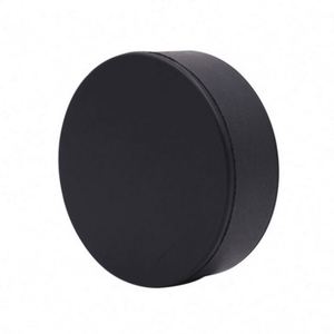 Vente en gros à bas prix, balle anti-stress en mousse PU personnalisée avec logo, forme de rondelle de hockey - Product Image 4