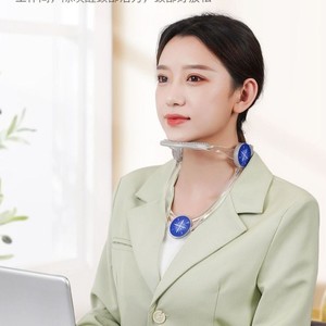 อุปกรณ์พยุงคอซิลิโคนใสพร้อมดีไซน์เกล็ดหิมะสีฟ้าเพื่อการรักษาเสถียรภาพกระดูกต้นคอ สำหรับทุกเพศทุกวัย ใช้ได้ทุกฤดูกาล - Product Image 5