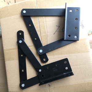 Bisagras para muebles de 250x180mm, 4mm de grosor, montaje en superficie de hierro, diseño industrial, duraderas para estructura de sofá cama - Product Image 1