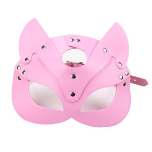 Masques pour les yeux en cuir PU Masques sexuels pour les yeux Jouets pour couples BDSM - Product Image 4