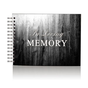 Ensemble de livre d'or pour funérailles, cadre pour livre de souvenirs, <span class=keywords><strong>alternative</strong></span> à la célébration de la vie, carnet de visiteurs pour service commémoratif funéraire - Product Image 4