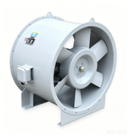 Ventilador de Extracción de Humo de Flujo Axial de Doble Velocidad Eléctrico Serie HTF-II, Resistente a Altas Temperaturas, con Rodamientos de Bolas, 380V, Modelo OEM HTF-II