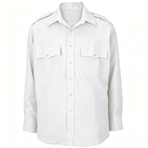 Suministro de fábrica personalizado táctico negro blanco gris azul marino uniforme guardia camisa de seguridad para hombres - Product Image 6