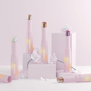 อายแชโดว์แบบแท่งเนื้อเจลลี่ 8 สี ขายดี ให้ความเงางามแบบวอเตอร์โกลส ไฮไลท์เตอร์เนื้อฝุ่นอัดแข็งประกายมุก รับผลิตโลโก้ตามสั่ง - Product Image 3