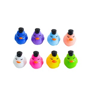 Lanshuo Miniature 3D Duck Figurines Colorful Plastic Resin DIY Ornaments Animal Accessories For Garden Decor - Product Image 4