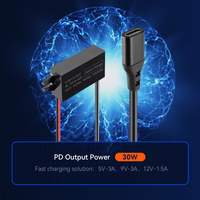 Convertisseur abaisseur de tension DC USB à charge rapide 24V 12V vers 5V 3A avec port USB-C PD étanche IP68 pour la vente en gros