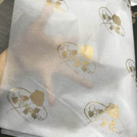 Papier d'emballage alimentaire en papier ciré anti-graisse imprimé avec logo personnalisé, papier d'emballage pour chocolat
