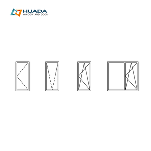 Penghalau panas kaca ganda Perancis jendela tingkap ganda jendela Aluminium dan pintu jendela balkon desain untuk rumah - Product Image 5