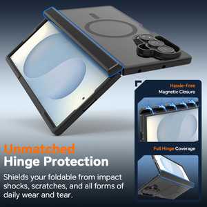 <span class=keywords><strong>Coque</strong></span> de téléphone portable personnalisée, mate, magnétique, entièrement automatique, avec protection de la charnière, anti-traces de doigts, pour <span class=keywords><strong>Galaxy</strong></span> Z Fold <span class=keywords><strong>8</strong></span> Ultra - Product Image 6